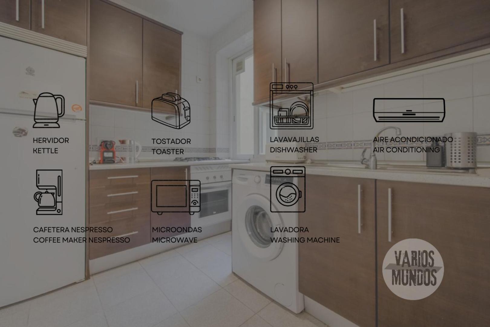 Classic Apt 7Pax En La Latina-Centro De Мадрид Экстерьер фото